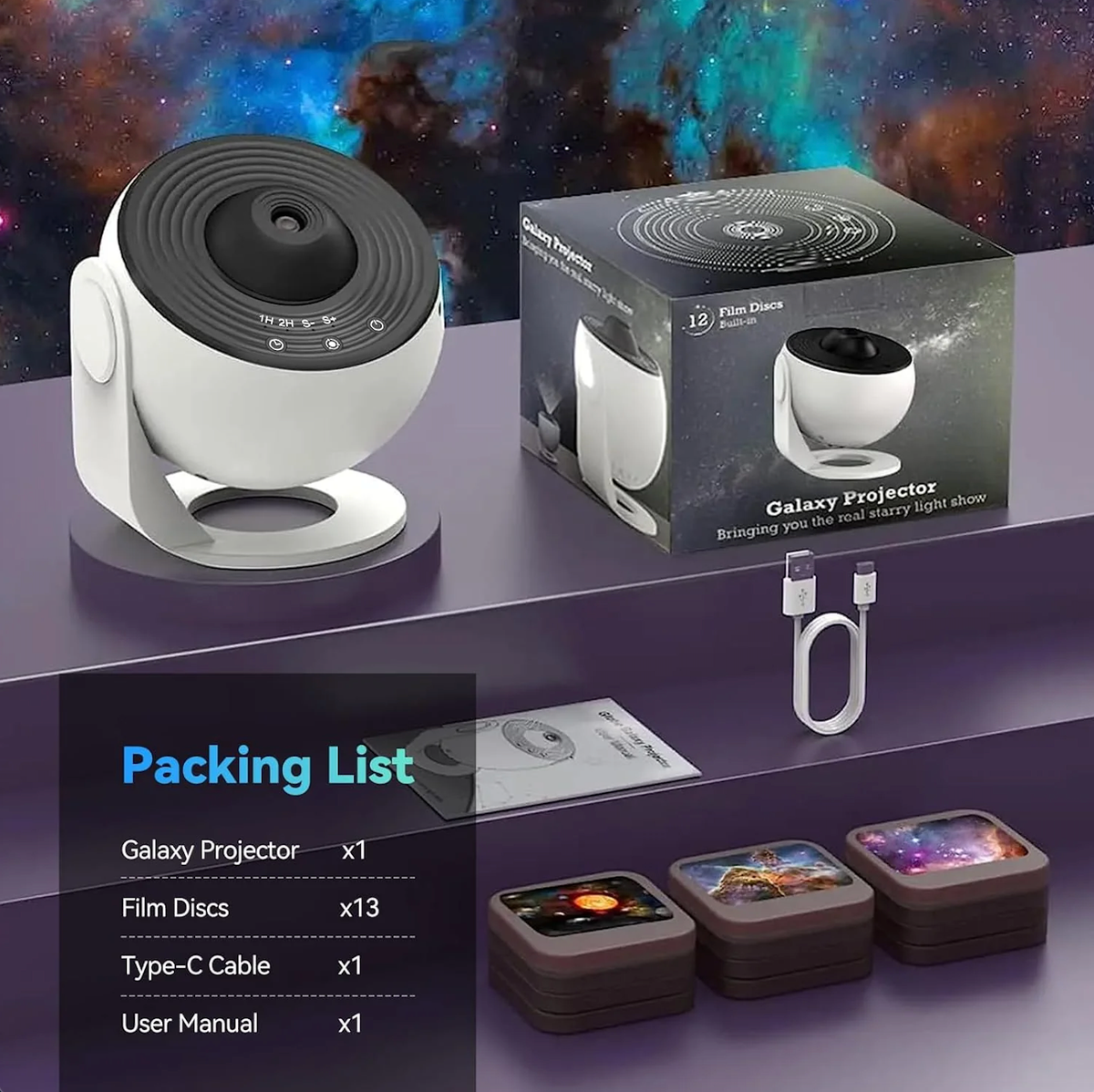 Minopia Proyector de cielo estrellado 
