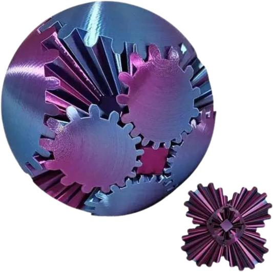 Rotierendes 3D-Puzzle zur Stimulation des Geistes