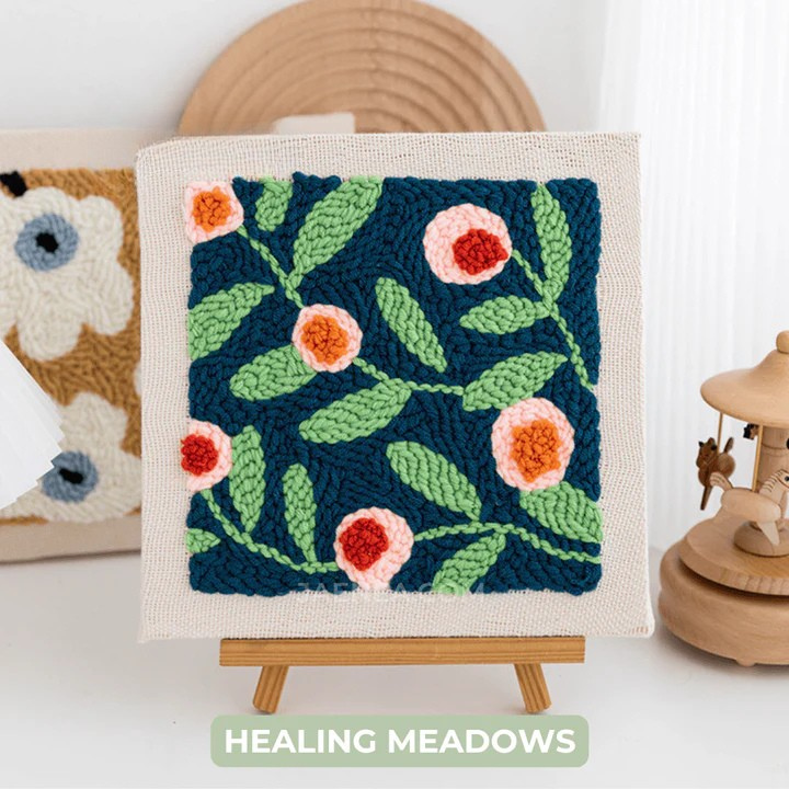 Sticken mit Punch Needle Set 