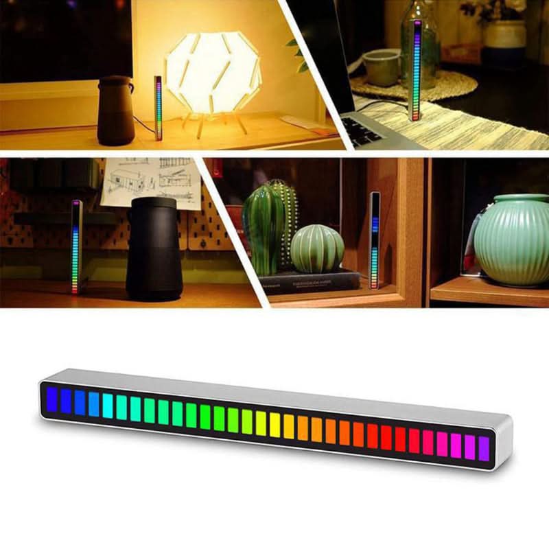 LED λωρίδα φωτός - RGB που αντιδρά στον ήχο 