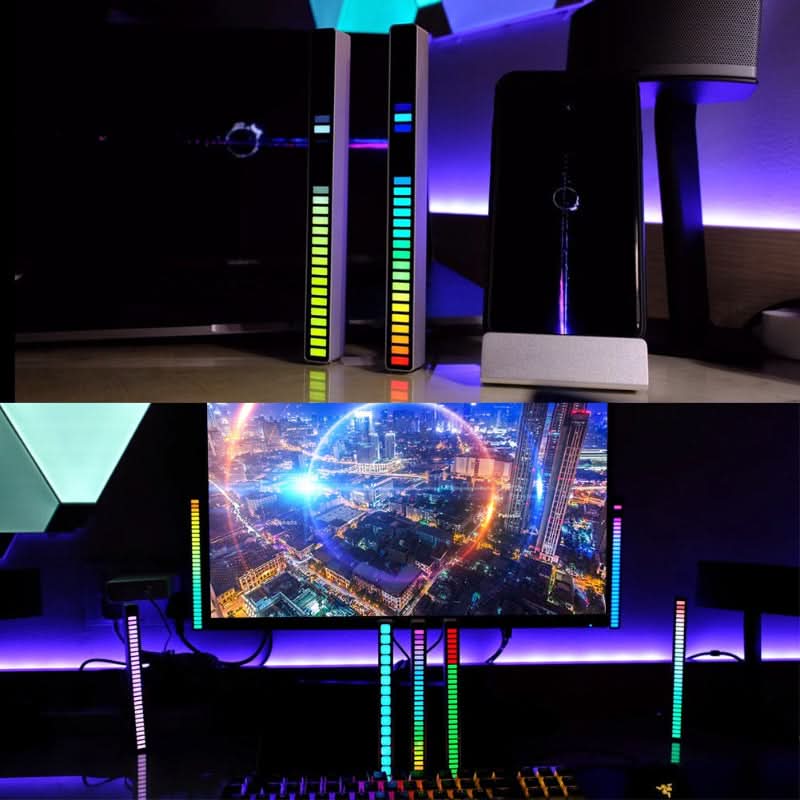 LED λωρίδα φωτός - RGB που αντιδρά στον ήχο 