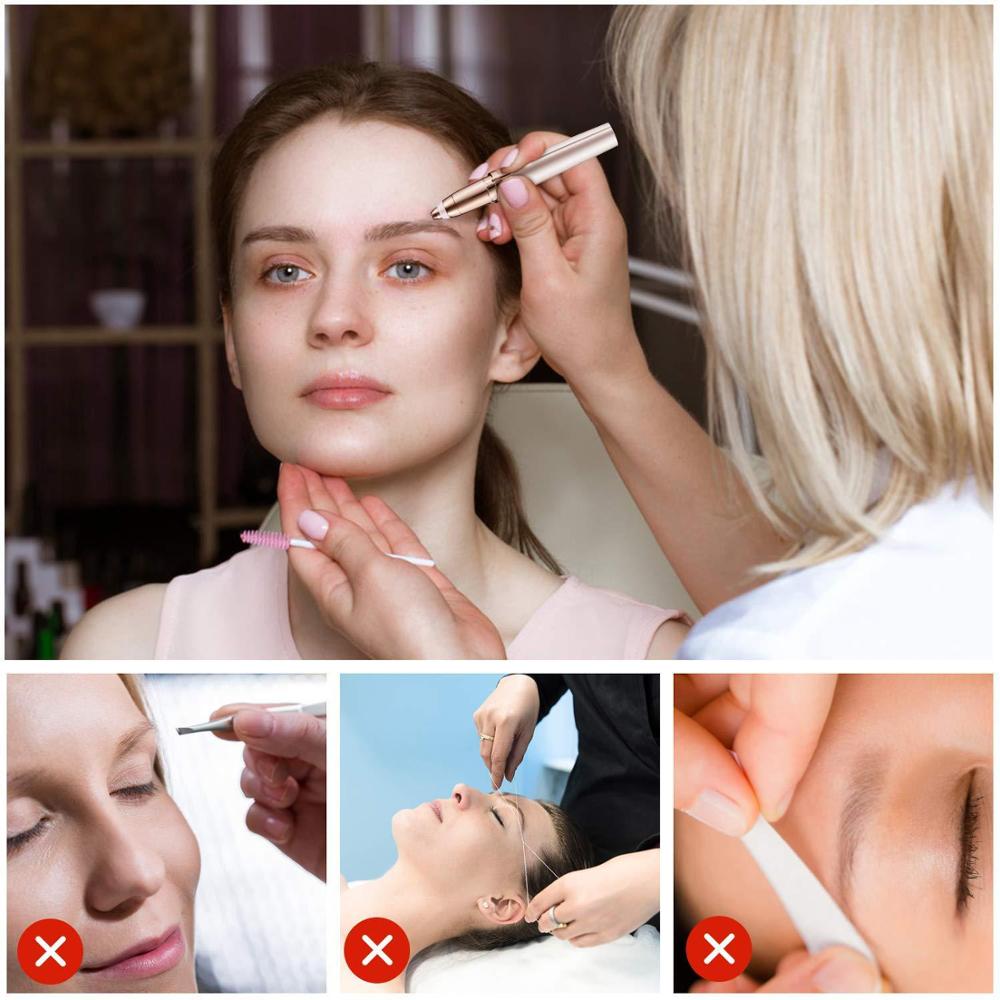 Épilation précise et indolore pour sourcils nets