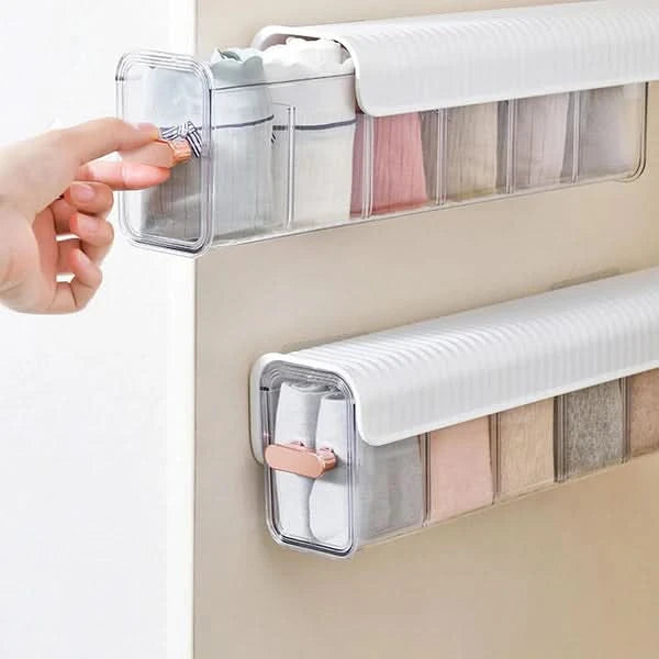 Multifunctional wall box for organized storage 