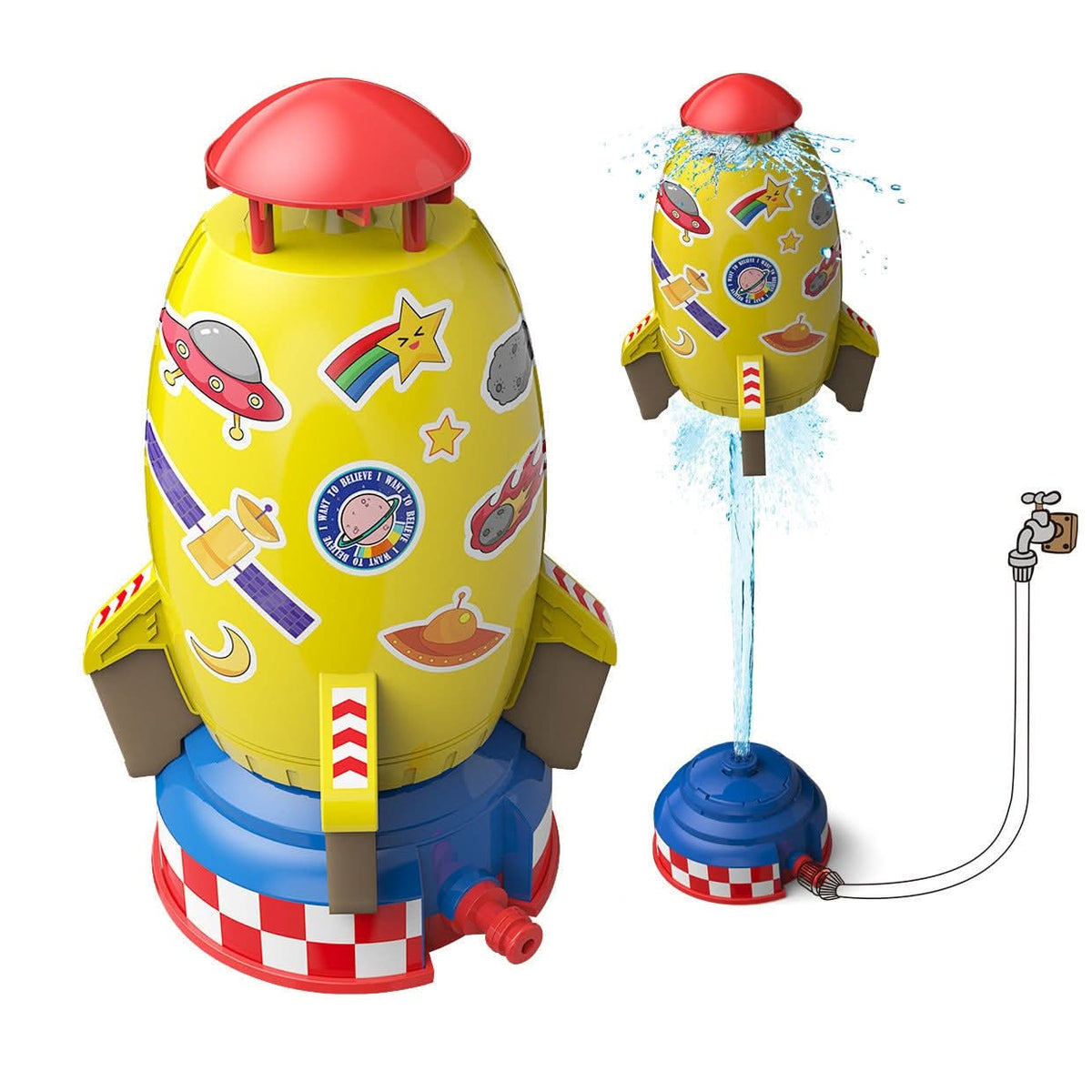 Detská vodná raketa – Lietaj vďaka tlaku! 