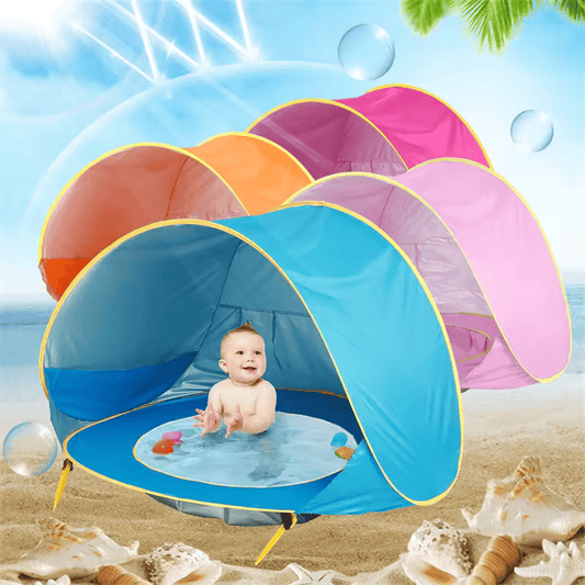 Tente anti-UV pour bébé – Protection optimale à la plage