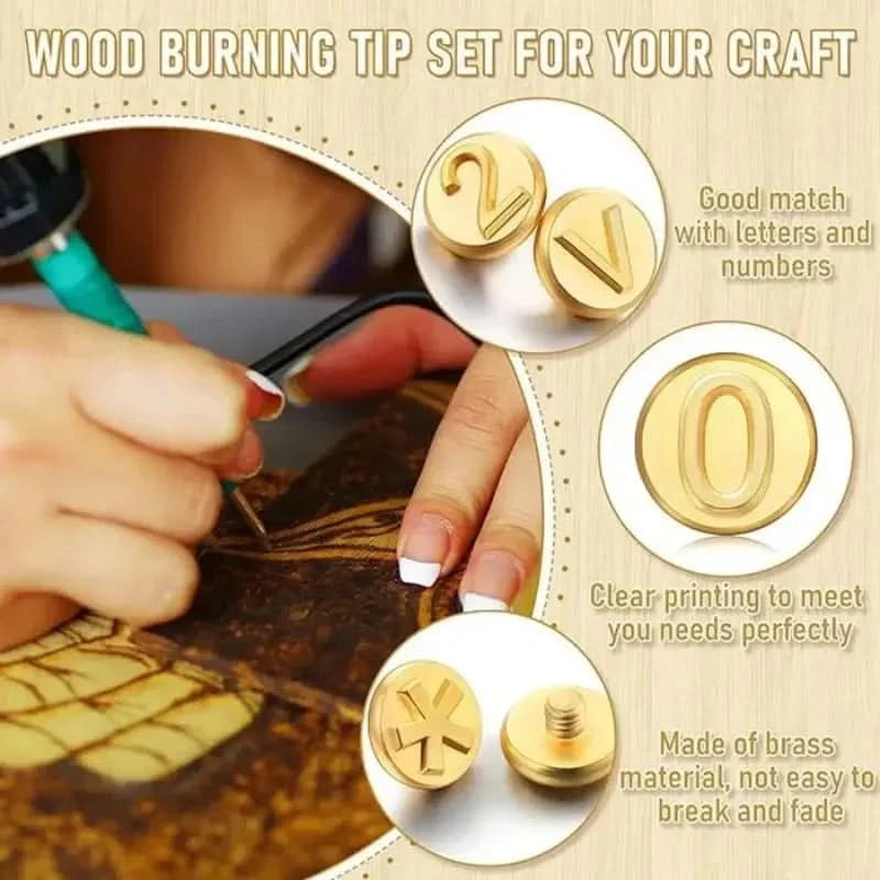 Kit de pirograbado en madera para artistas 