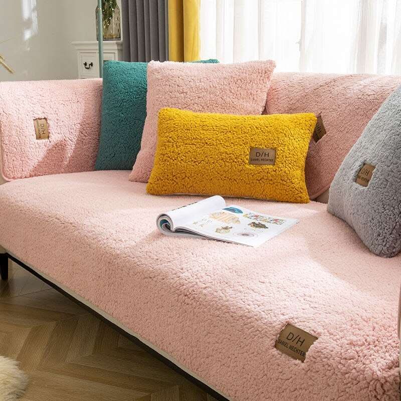 Ultrasoft fårskinnssofföverdrag – Plyseffekt & Antislip 