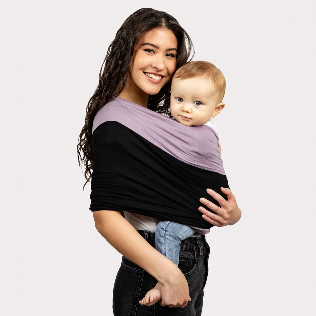 Two-tone cocoon baby carrier for a tender bond every day 