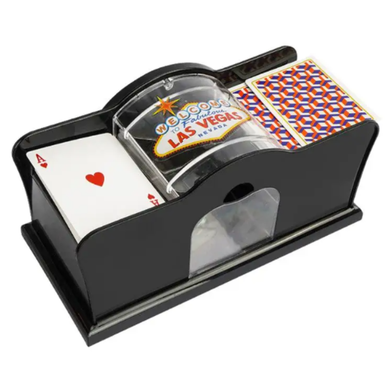 Mezcla tus cartas sin esfuerzo, en un solo gesto 