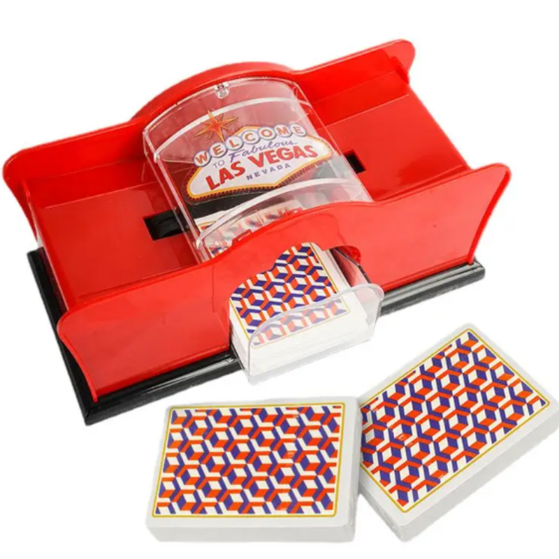 Mezcla tus cartas sin esfuerzo, en un solo gesto 