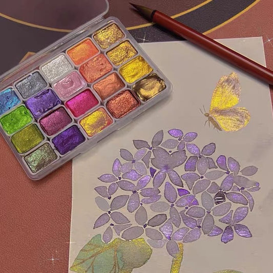 Perle aquarelle – Intenzivní lesk a zářivé odstíny