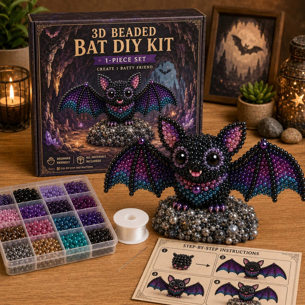 Créez de Jolis Animaux 3D en Perles Facilement à la Maison — Chauve-Souris, photo 9