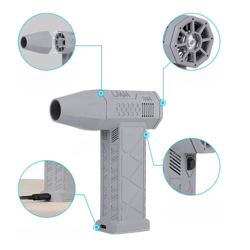AirBlaster-Pro - Compacte luchtblazer voor moeiteloos schoonmaken 