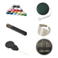Compact sewing kit with ready-to-use accessories 
