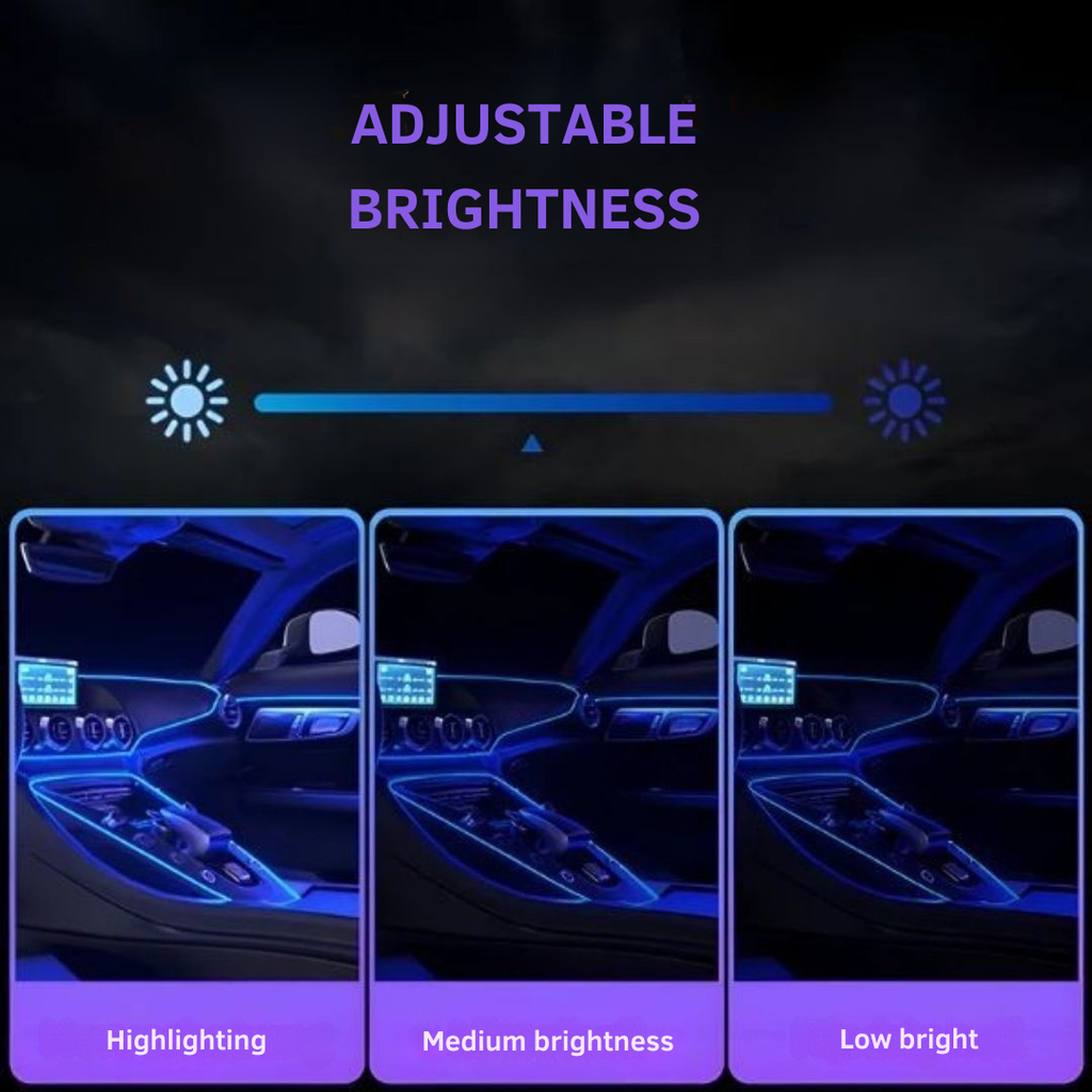 LED osvětlení pro stylový interiér auta 