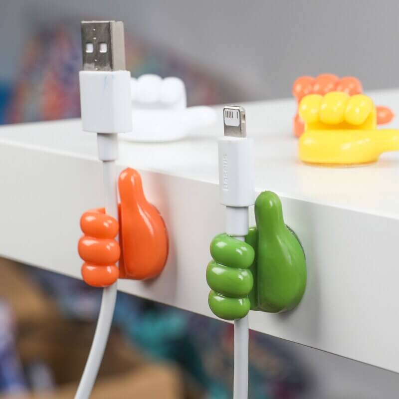 Smarte kroker for kabler, børster, hodetelefoner og mer (x10) 
