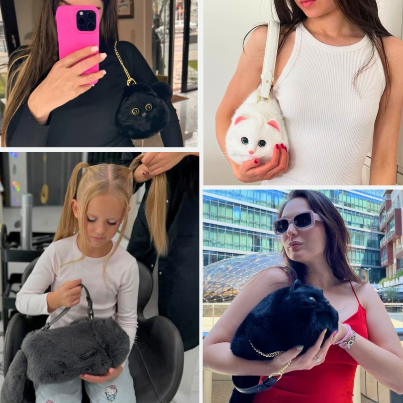 Egy realista macska táska, amely mindenhol szenzációt kelt 