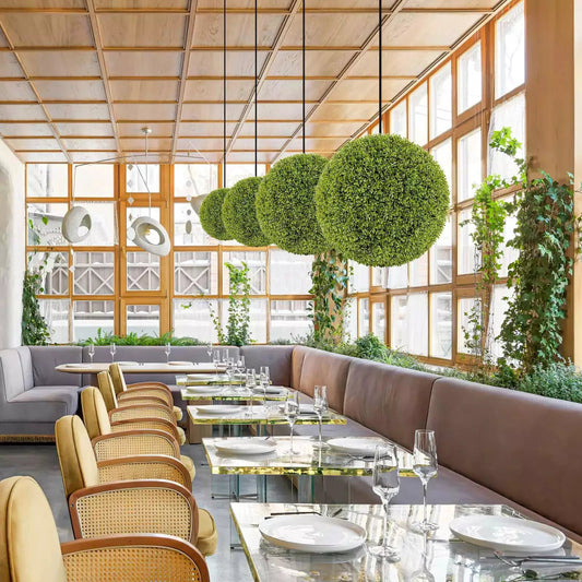 Naturlig elegans utan underhåll för dina utrymmen (x2)