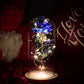 Rose sous Cloche – Élégance Lumineuse et Intemporelle