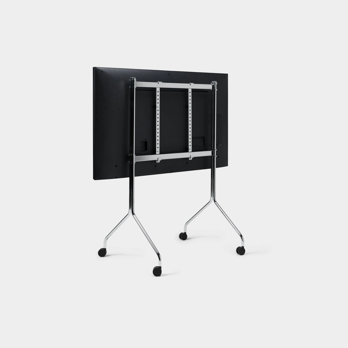 Support TV à Roulettes Moon Tall Chromé — photo 5